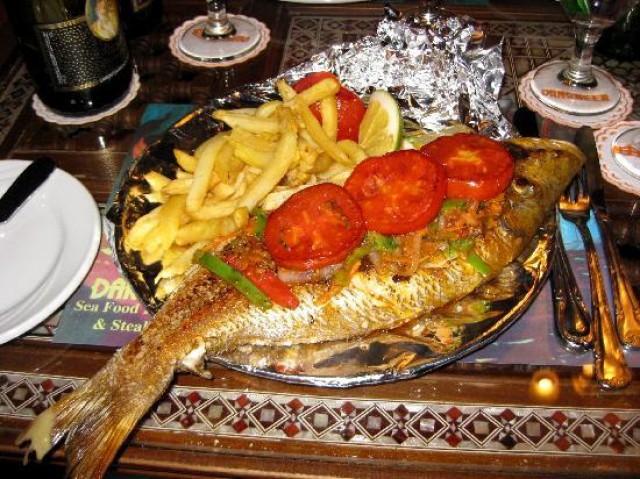Рыбный ресторан "Dananeer". Шарм Эль Шейх
